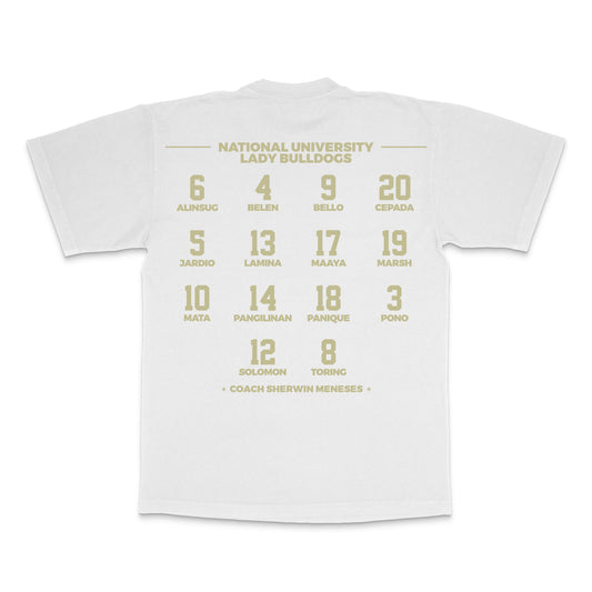 NU Lady Bulldogs | Womens Volleyball Back-to-Back Champ Shirt UAAPSeason87