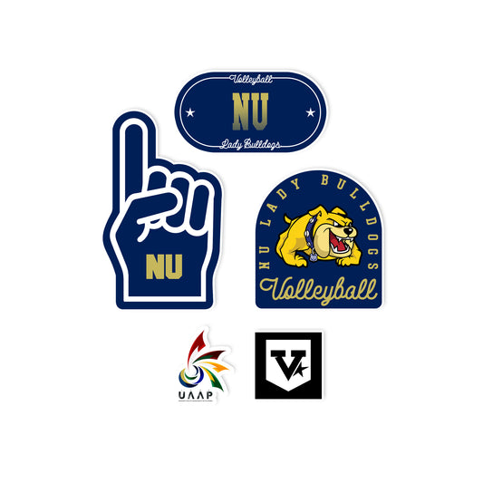 NU Volleyball Sticker Collection