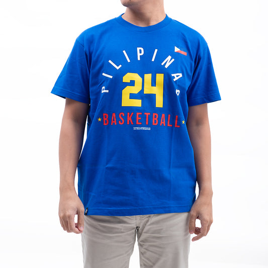 VLC | Ramos #24 Pilipinas Basketball Royal Blue T-Shirt