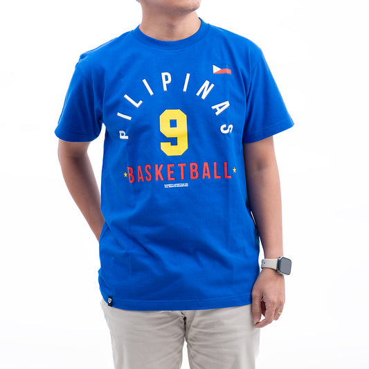VLC | Thompson #09 Pilipinas Basketball Royal Blue T-Shirt