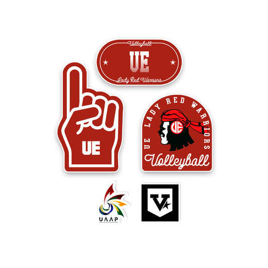 UE Volleyball Sticker Collection