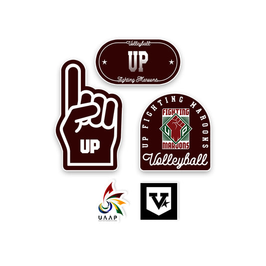 UP Volleyball Sticker Collection