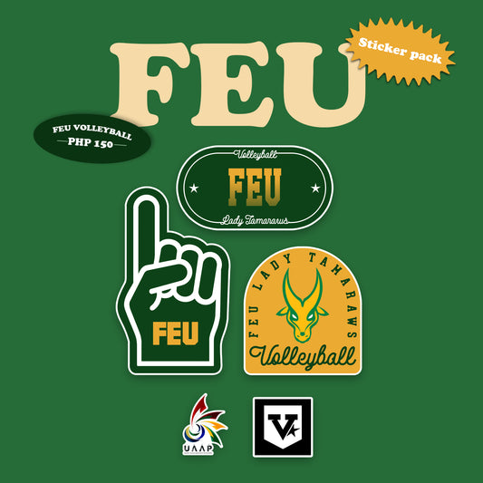 FEU Volleyball Sticker Collection