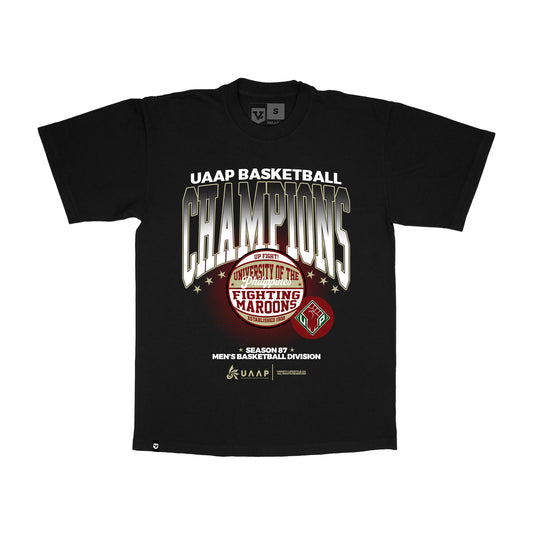 UP Basketball Champions Season 87 Black Shirt