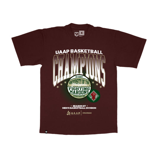 UP Basketball Champions Season 87 Maroon Shirt