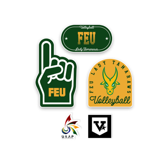 FEU Volleyball Sticker Collection