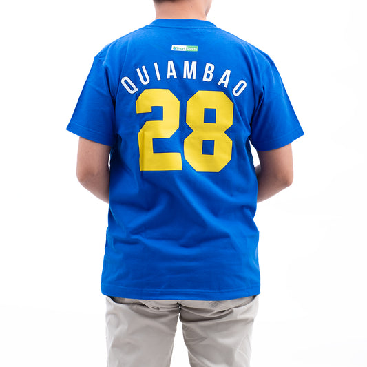 VLC | Quiambao #28 Pilipinas Basketball Royal Blue T-Shirt