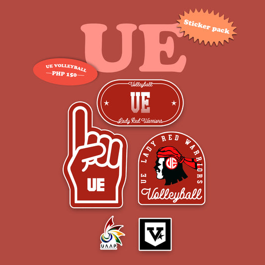 UE Volleyball Sticker Collection